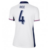 Camisa de time de futebol Inglaterra Declan Rice #4 Replicas 1º Equipamento Feminina Europeu 2024 Manga Curta
